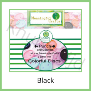 2 Connect Discs 12 Stuks Black