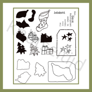 Stempels / Stansen Set - Betekenisvolle Kerst Labels