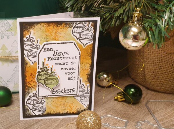 Stempels / Stansen Set - Betekenisvolle Kerst Labels - Afbeelding 4