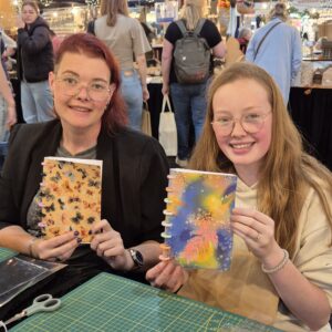 Minke's Knutsel-tijd Journal workshop Beurs