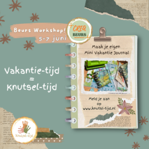 Zondag 7 juni Creabeurs Maastricht: Vakantie Journal workshop